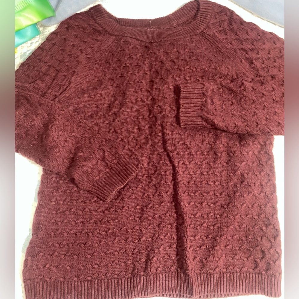 Burgundy Sweater
